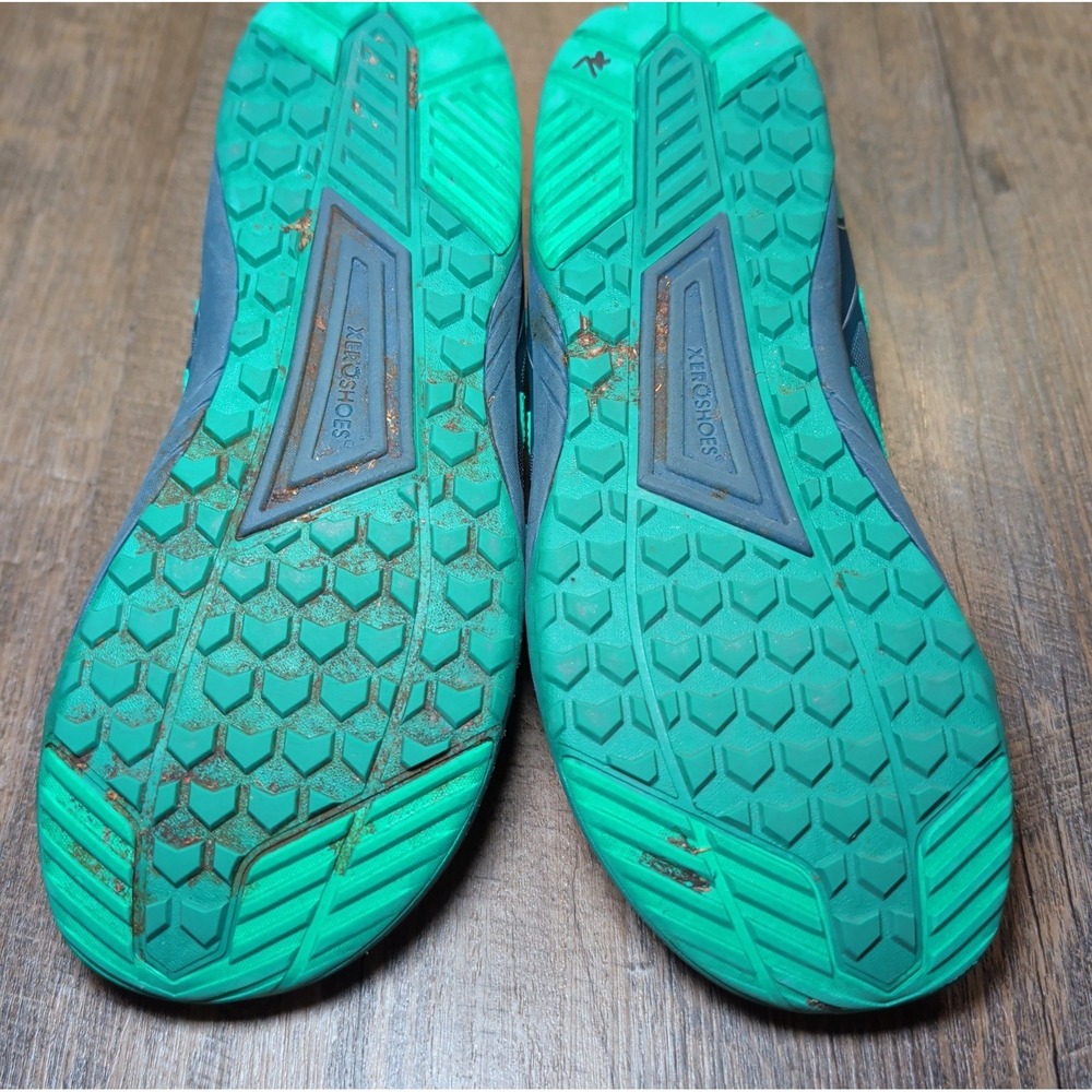 Xero HFS II Shoes Womens Size 7 Teal Navy Minimalist Barefoot Running Sneakers - Picture 12 of 13